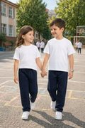 Unisex Kiz Erkek Çocuk Li̇krali Eşofman Bel Rahat Kalip Beli̇ Bağlamali Cepli̇ Mevsi̇mli̇k Bebe-garson Okula Dönüş Pantolonu (tekli̇) - Lacivert - 1