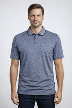 Erkek Polo Yaka Baba Grubu Kısa Kollu Tişört Regular Fit Yazlık - Lacivert - 1