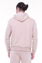 Erkek Trend Model Kanguru Cep Sweatshirt - Bej - 2