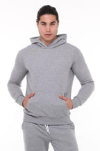 3 İ̇pli̇k Şardonlu Sweatshi̇rt Hoodi̇e - Gri - 1