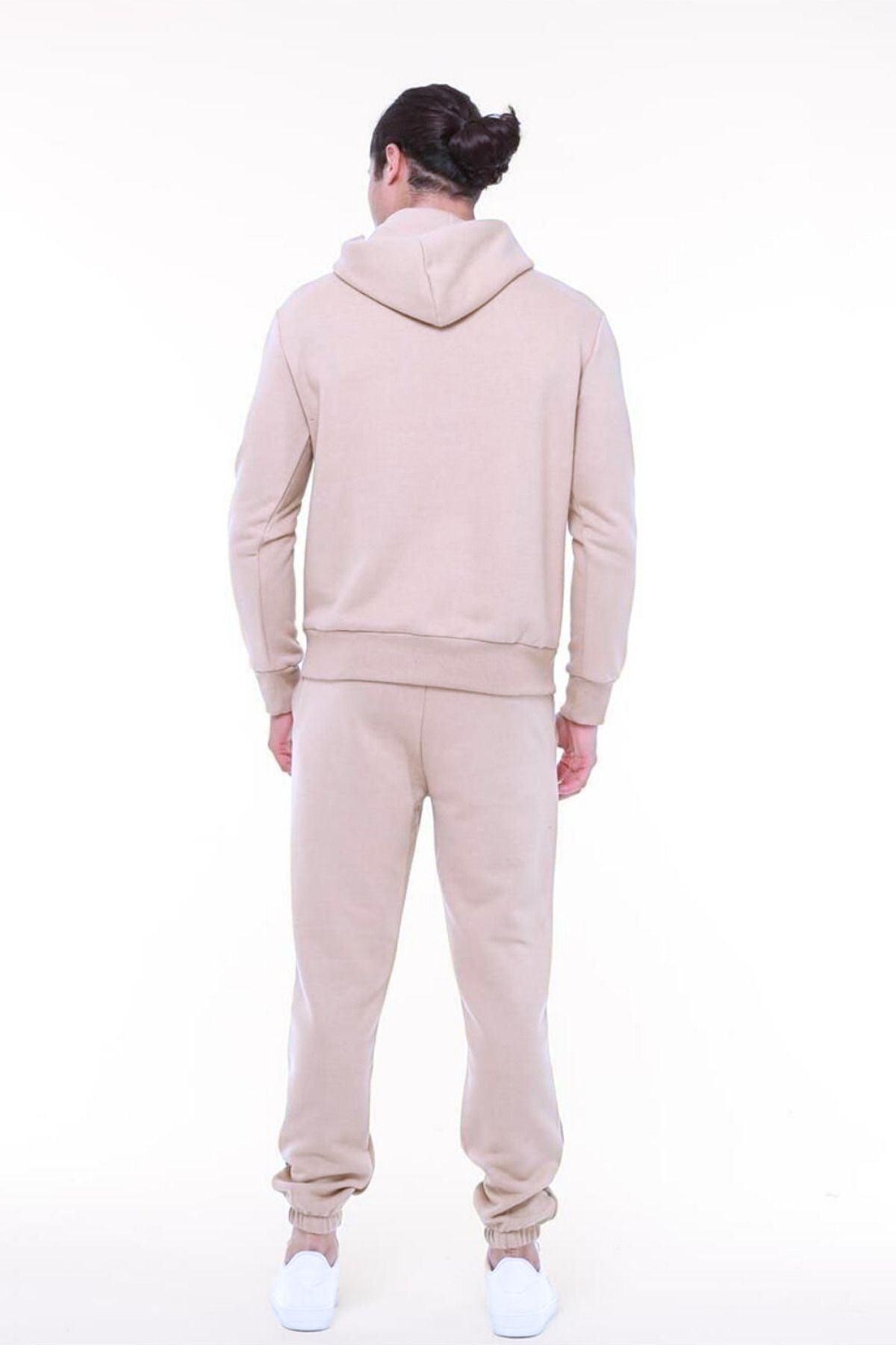 Baybayan 3 İ̇pli̇k Şardonlu Eşofman Takimi - Bej - 3