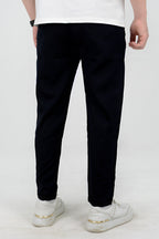 Erkek Lise Boy Spor Model Cepli Kumaş Okul Pantolonu - Siyah - 4