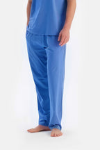 Erkek Relaxed Rahat Beli Lastikli Pijama Altı - İndigo - 2