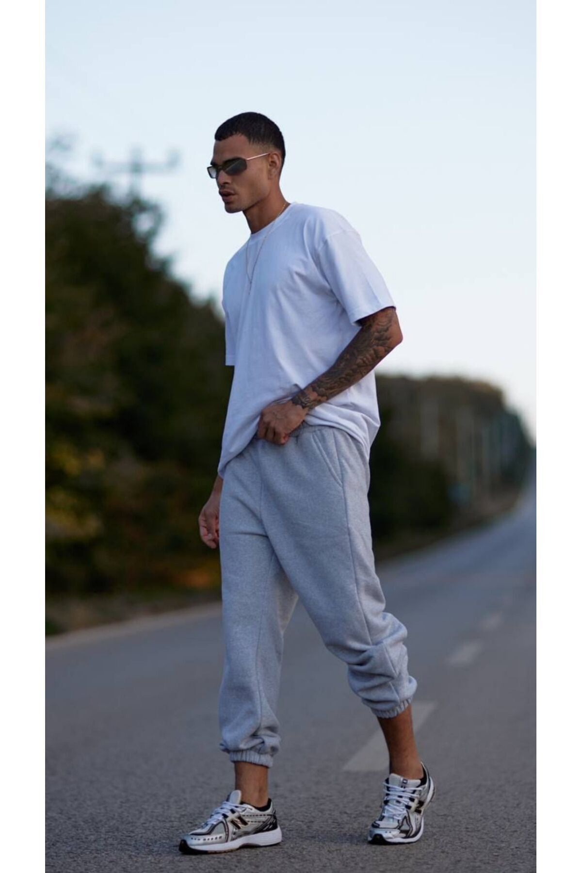 Unisex Soft Gri Ob Comfort Eşofman Altı - Gri - 5