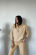 Kadin 3 İ̇pli̇k Şardonlu Sweatshi̇rt Eşofman Takimi - Vizon - 1