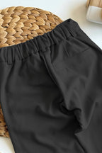 Çocuk Okul İ̇çin Beli Lastikli Pantolon - Füme - 2