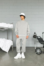 Erkek Trend Model Oversize Günlük Ve Spor Model Eşofman Takımı - Gri - 1