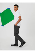 Erkek Klasik Düz Baskısız Okul Pantolon - Füme - 2