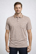 Erkek Polo Yaka Baba Grubu Kısa Kollu Tişört Regular Fit Yazlık - Açık Kahverengi - 1