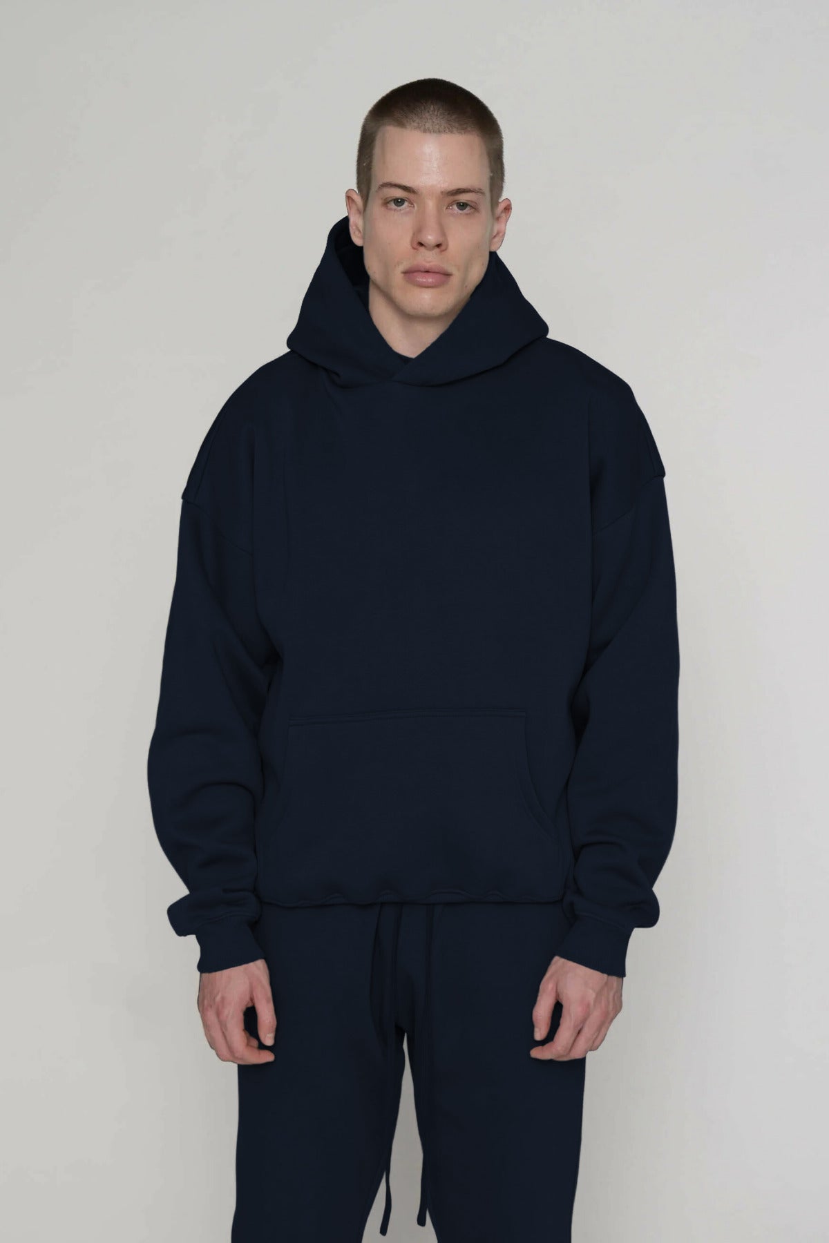 Unisex 3 İ̇pli̇k Şardonlu Çi̇ftleri̇n Kullanimina Uygun Eşofman Takimi (tekli̇) - Lacivert - 3