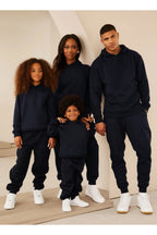 Unisex Anne Baba Çocuk 3 İ̇pli̇k Şardonlu Eşofman Takimi Kombi̇ni̇ (tekli̇ Ürün) - Lacivert - 1
