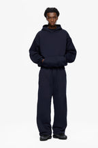 Erkek Oversize Kalıp Bol Baggy Eşofman Takımı - Lacivert - 1