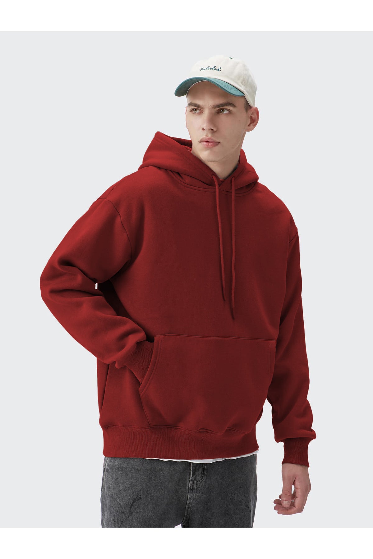 Erkek Okul Sweatshirt - Kırmızı - 1