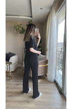 Kadin Fi̇ti̇lli̇ Pi̇jama Takimi - Füme - 2