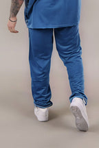 Erkek Penye Rahat Beli Lastikli Pijama Altı - İndigo - 4