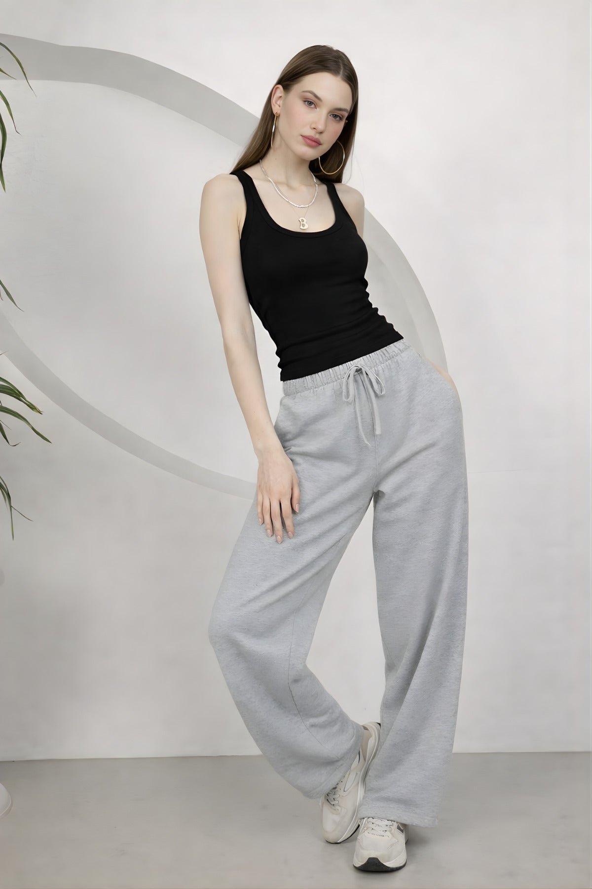 Kadin Fi̇ti̇lli̇ Kalin Askili Esnek Body Atlet - Siyah - 3