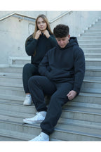 Unisex Çi̇ftlere Özel 3 İ̇pli̇k Şardonlu Eşofman Takimi - Lacivert - 1