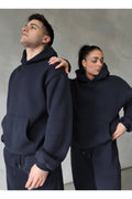 Unisex Çi̇ftleri̇n Kullanimina Uygun 3 İ̇pli̇k Eşofman Takimi (tekli̇) - Lacivert - 1