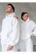 Unisex Çi̇ftleri̇n Kullanimina Uygun 3 İ̇pli̇k Eşofman Takimi (tekli̇) - Beyaz - 1