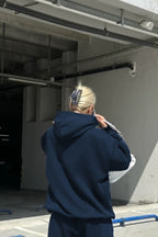 Kadın Oversize Şardonlu Kalın Mevsimlik Sweatshirt - Füme - 2