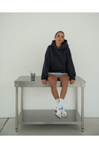 Basic Baskısız Düz Okul Sweatshirt - Füme - 4