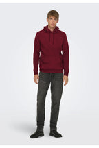 Erkek Genç Lise Boy Okul Sweatshirt - Bordo - 1
